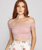 Lace Floral Off Shoulder High Low Dress