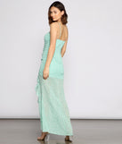 Flowy And Chic Floral Chiffon Maxi Dress creates the perfect spring wedding guest dress or cocktail attire with stylish details in the latest trends for 2023!