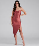Sleek Style Sleeveless Asymmetrical Dress for Homecoming 2022, Winter Formal Dances, Holiday Dress, Military Balls, Bridesmaids, Wedding Guests, and Prom
