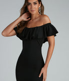 A Stylish Affair Ruffled Midi Dress creates the perfect summer wedding guest dress or cocktail party dresss with stylish details in the latest trends for 2023!