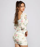 Say Yes To Florals Mesh Bodycon creates the perfect spring wedding guest dress or cocktail attire with stylish details in the latest trends for 2023!