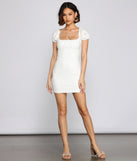 Stylish Moves Eyelet Mini Dress