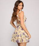 Charming Stunner Floral Skater Dress creates the perfect spring wedding guest dress or cocktail attire with stylish details in the latest trends for 2023!