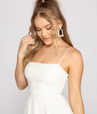 Twirl And Stun Eyelet Skater Dress