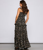 Floral Desire Ruffled Maxi Dress creates the perfect summer wedding guest dress or cocktail party dresss with stylish details in the latest trends for 2023!
