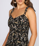 Floral Desire Ruffled Maxi Dress creates the perfect summer wedding guest dress or cocktail party dresss with stylish details in the latest trends for 2023!