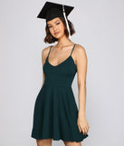 Total Daydream Sleeveless Skater Dress is a gorgeous pick as your 2023 prom dress or formal gown for wedding guest, spring bridesmaid, or army ball attire!