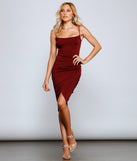 Strike A Pose Asymmetrical Mini Dress creates the perfect spring wedding guest dress or cocktail attire with stylish details in the latest trends for 2023!