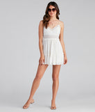 Bohemian Glam Gauze Knit Mini Dress