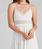 Bohemian Glam Gauze Knit Mini Dress