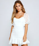 Sweet Stunner Woven Skater Dress