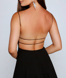 Major Flirt Crepe Skater Dress helps create the best bachelorette party outfit or the bride's sultry bachelorette dress for a look that slays!
