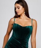 Ready To Stun Velvet Mini Dress is a gorgeous pick as your 2023 prom dress or formal gown for wedding guest, spring bridesmaid, or army ball attire!