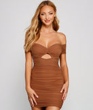 Major Glowup Off The Shoulder Mini Dress