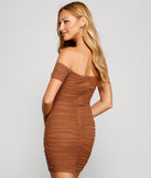 Major Glowup Off The Shoulder Mini Dress