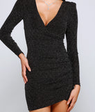 Time To Shine Glitter Mini Dress is a gorgeous pick as your 2023 prom dress or formal gown for wedding guest, spring bridesmaid, or army ball attire!