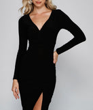 Wrapped In Chic Ruched Midi Dress