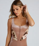 Renaissance Romance Floral Velvet Dress