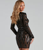 Bring The Shine Sequin Mini Dress