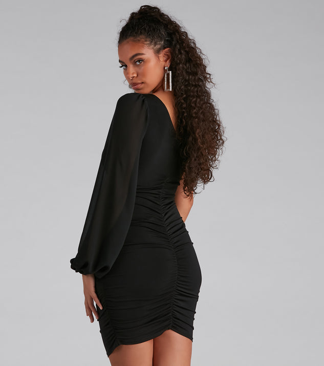 What A Look One Shoulder Mini Dress