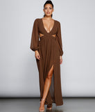 New Heights Chiffon Cutout Maxi Dress is a gorgeous pick as your 2023 prom dress or formal gown for wedding guest, spring bridesmaid, or army ball attire!