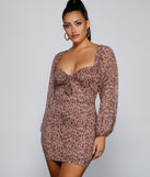 Sweet And Sassy Chiffon Mini Dress