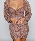 Sweet And Sassy Chiffon Mini Dress