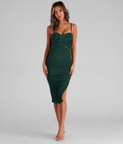 Major Heartbreaker Mesh Midi Dress creates the perfect spring wedding guest dress or cocktail attire with stylish details in the latest trends for 2023!