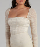 Once Upon a Time Corset Ruched Mini Dress