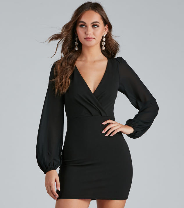 You’ll make a statement in Short And Sweet Crepe Mini Dress as an NYE club dress, a tight dress for holiday parties, sexy clubwear, or a sultry bodycon dress for that fitted silhouette.