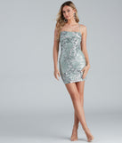 Makin' Magic Damask Sequin Mini Dress is a gorgeous pick as your 2023 prom dress or formal gown for wedding guest, spring bridesmaid, or army ball attire!