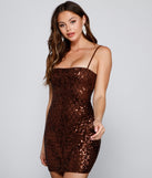Own The Night Sequin Mini Dress