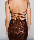Own The Night Sequin Mini Dress