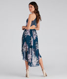 Sugar And Spice Floral High-Low Dress creates the perfect spring wedding guest dress or cocktail attire with stylish details in the latest trends for 2023!