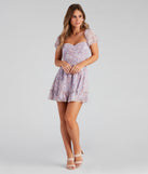 Sweet Beauty Ruffled Floral Dress