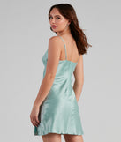 Jungle Queen Leopard Satin Slip Dress