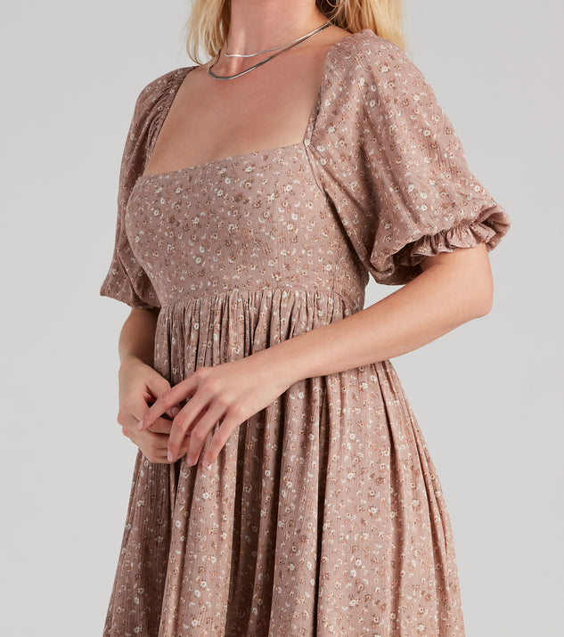 Total Chica Floral Skater Dress