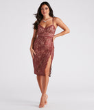 Lovestruck Lace Midi Dress creates spring wedding guest dress, the perfect dress for graduation, or cocktail party dresss with stylish details in the latest trends for 2024!