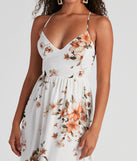 Effortless Beauty Floral Chiffon Maxi Dress