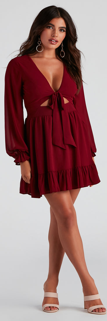 Chic Airy Chiffon Skater Dress