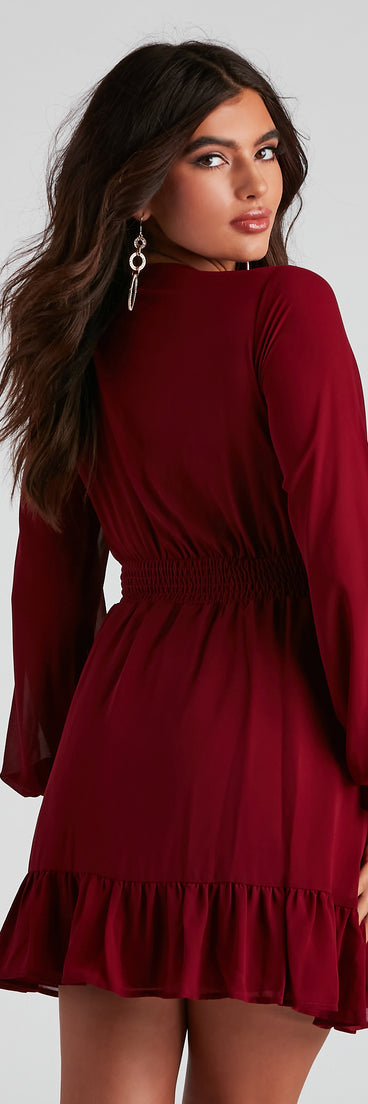 Chic Airy Chiffon Skater Dress