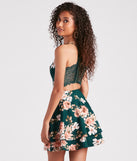 Blossom With Beauty Floral Skater Dress creates the perfect summer wedding guest dress or cocktail party dresss with stylish details in the latest trends for 2023!