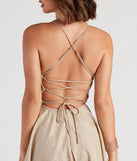 Enchanted Magic Lace Up Skater Dress