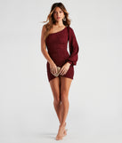 Chic Glam Moment Glitter Knit Mini Dress is the perfect Homecoming look pick with on-trend details to make the 2023 HOCO dance your most memorable event yet!