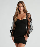 Flirt With Fate Crepe Mini Dress is a gorgeous pick as your 2023 Homecoming dress or formal gown for wedding guest, fall bridesmaid, or military ball attire!