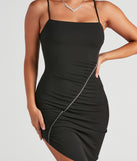 Chic Sparkle Asymmetrical Midi Dress creates the perfect summer wedding guest dress or cocktail party dresss with stylish details in the latest trends for 2023!