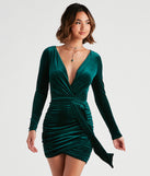 The Cheers To Chic Vibes Velvet Mini Dress is a unique party dress to help you create a look for work parties, birthdays, anniversaries, or your next 2023 celebration!