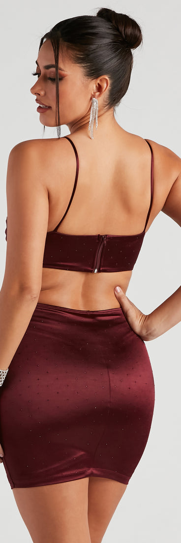 The Shimmer Into Style Satin Short Dress is a unique party dress to help you create a look for work parties, birthdays, anniversaries, or your next 2023 celebration!