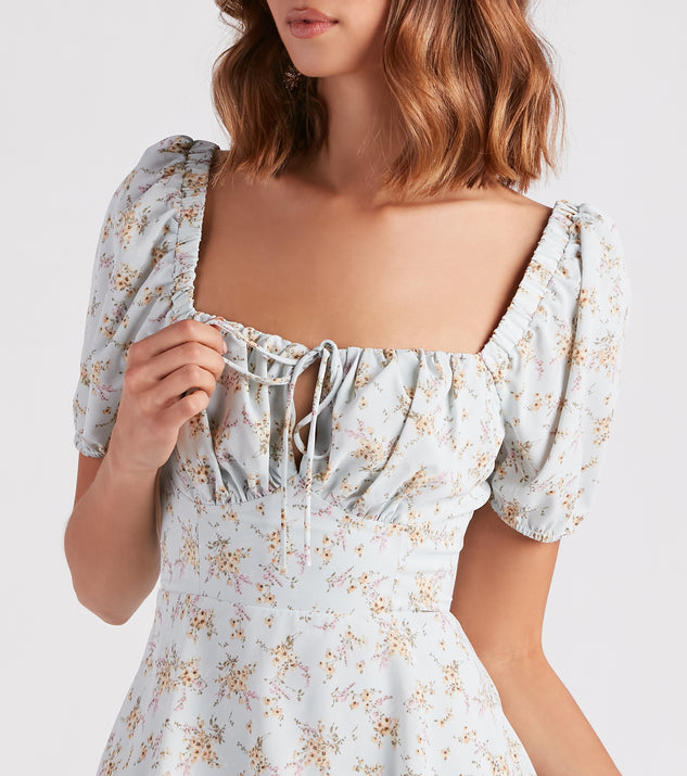 ditsy floral skater dress Windsor Sweet Plans Ahead Ditsy Floral Print Skater Dress