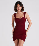 Gorgeous Silhouette Ruched Mini Dress is the perfect Homecoming look pick with on-trend details to make the 2023 HOCO dance your most memorable event yet!